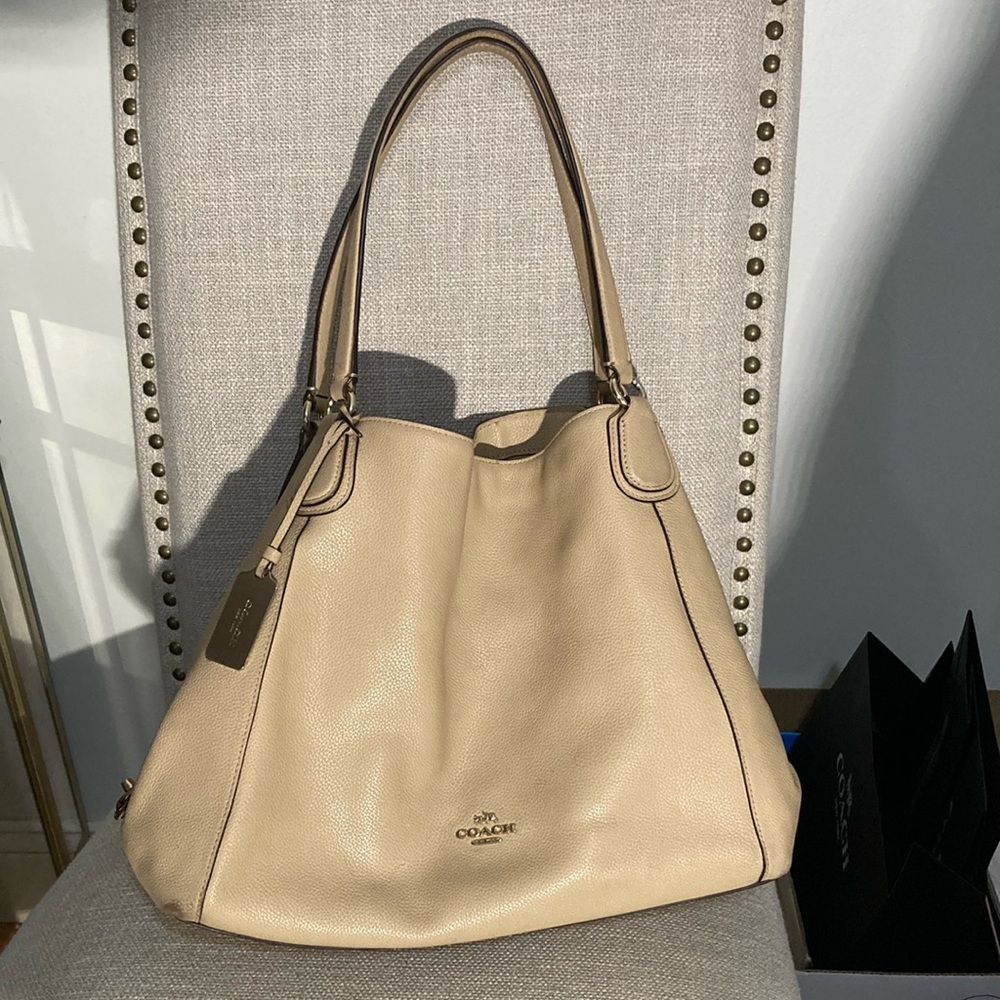 Coach Edie Crème shoulder bag